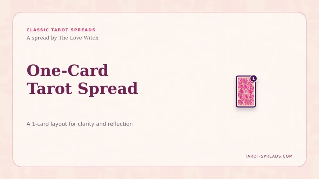 One-Card Tarot Spread featured image