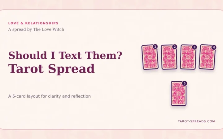 Should I Text Them? Tarot Spread featured image