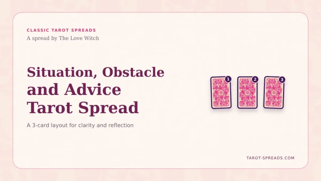 Situation, Obstacle and Advice Tarot Spread featured image
