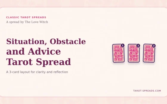 Situation, Obstacle and Advice Tarot Spread featured image